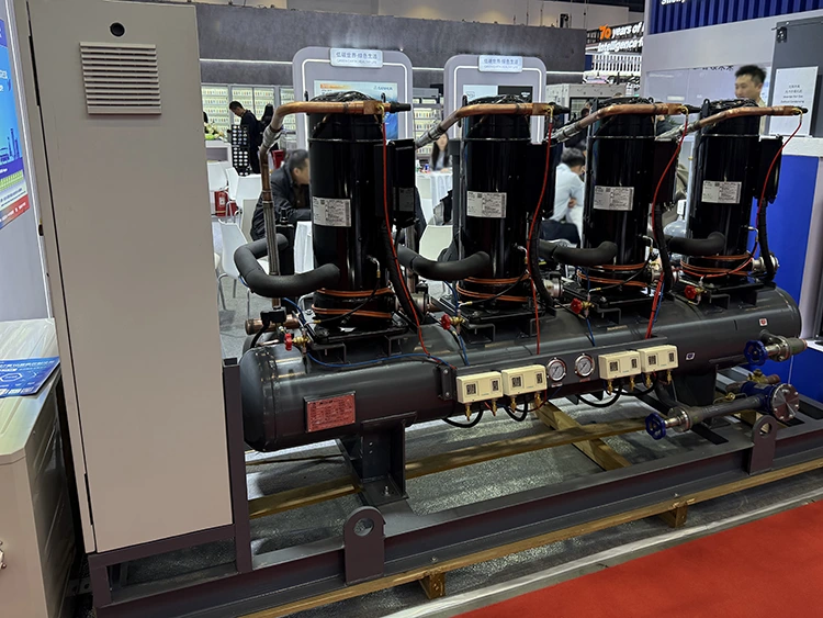 Unidade de compressor de refrigeração scroll resfriada a água